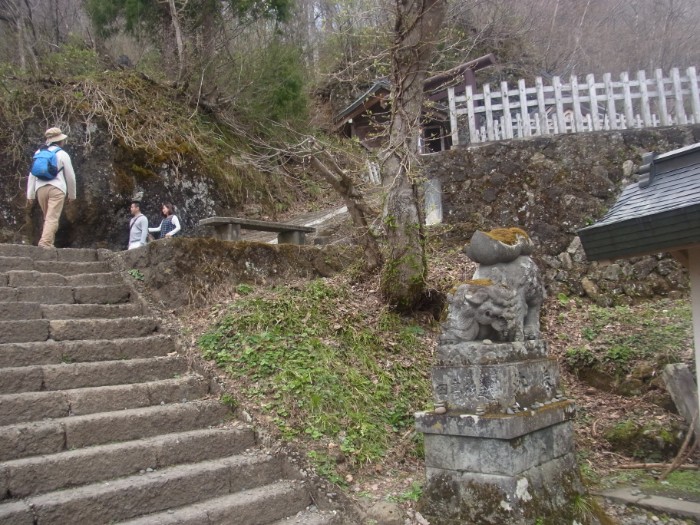 戸隠神社奥社参道の石段
